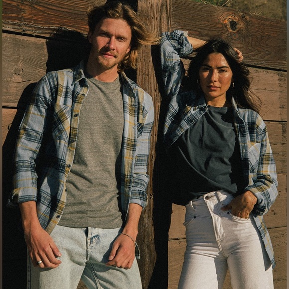 ELLIS PLAID TWILL FLANNEL SHIRT - Picture 6 of 8